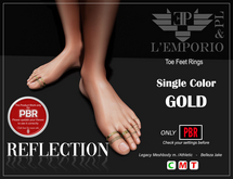 L'Emporio&PL ::*Reflection*::Toe Feet Rings [GOLD]