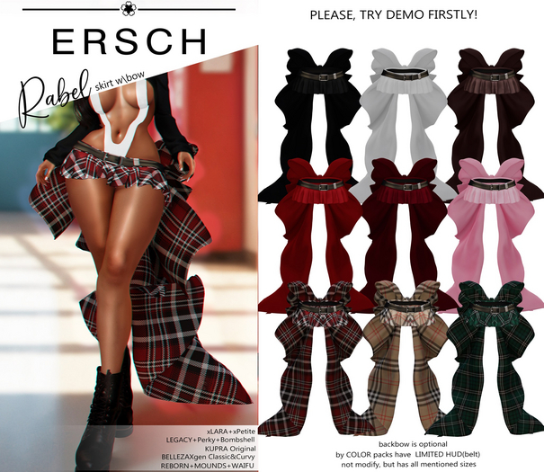 ERSCH - Rabel Skirt -fatpack-