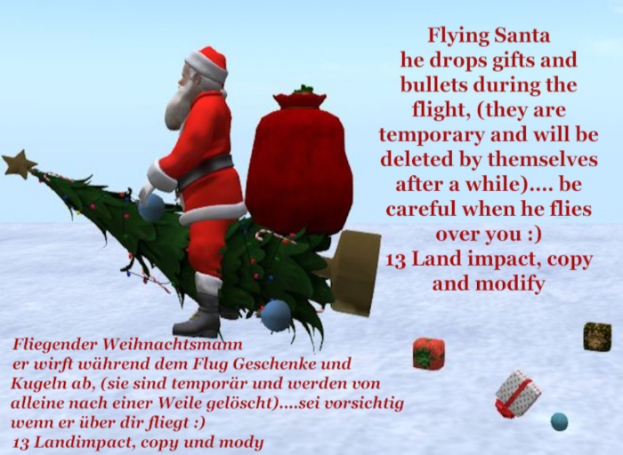 flying santa claus vb