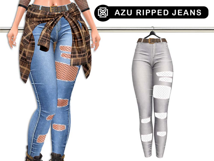 Addams // Azu Ripped Jeans // N*2