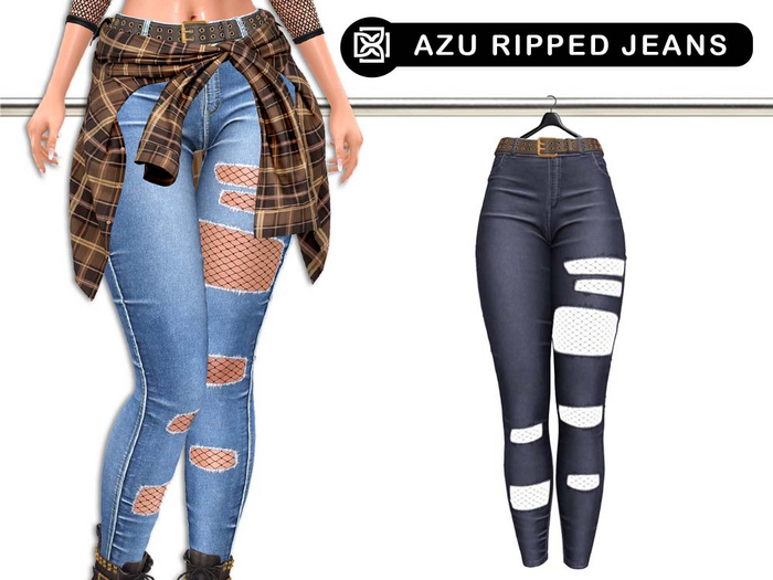 Addams // Azu Ripped Jeans // N*3