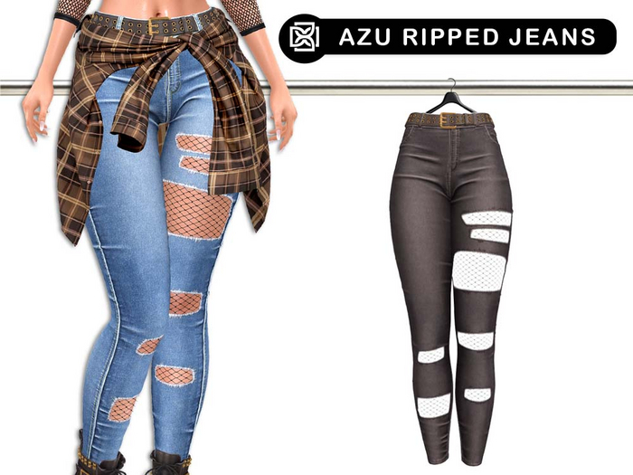 Addams // Azu Ripped Jeans // N*4