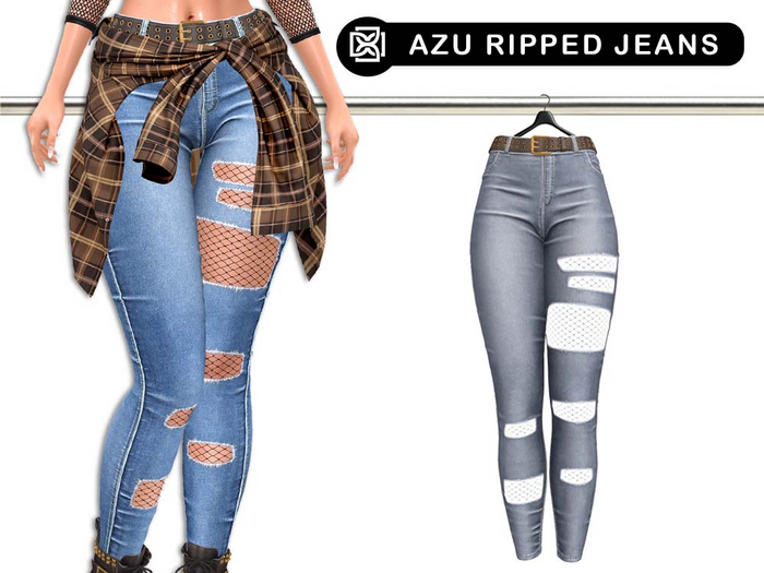 Addams // Azu Ripped Jeans // N*5