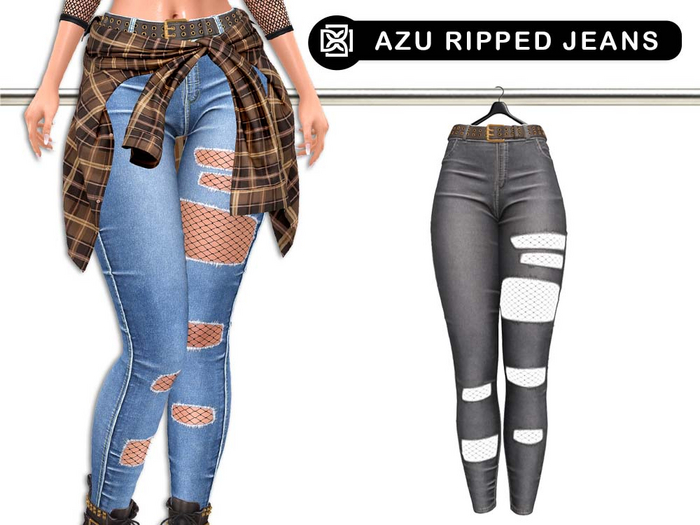 Addams // Azu Ripped Jeans // N*9