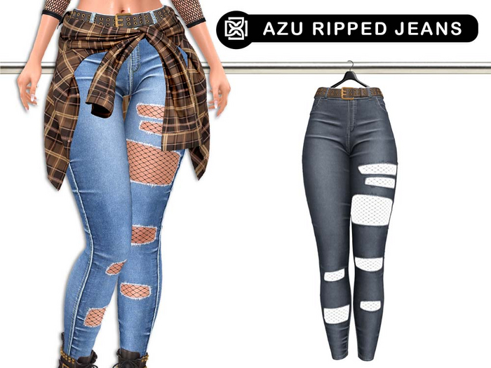 Addams // Azu Ripped Jeans // N*10