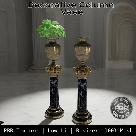 .:MM:. Decorative Column Vase