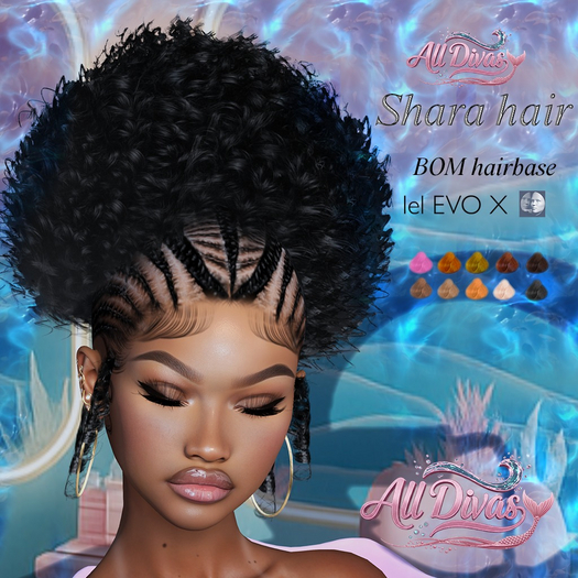 [All Divas] Shara Afro puff