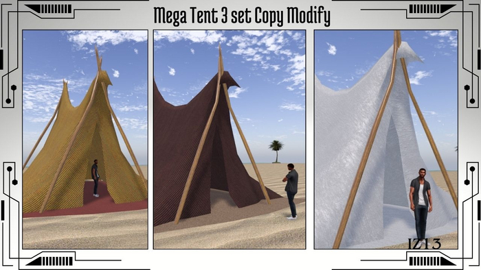 Mega Tent 3 set Copy Modify 