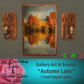 LE ~ Gallery Art Set *Autumn Lake* Boxed