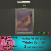 LE ~ Gallery Art *Winter Sunrise* 