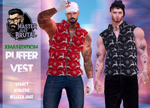 MJB Puffer vest Xmas edition