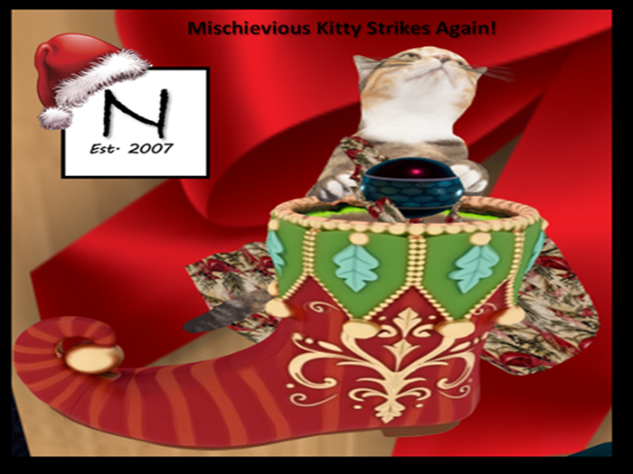 Xmas Kitty Strikes Again - Surprise