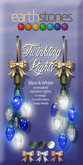EarthStones Twinkling Lights II Earrings ~ Blue & White