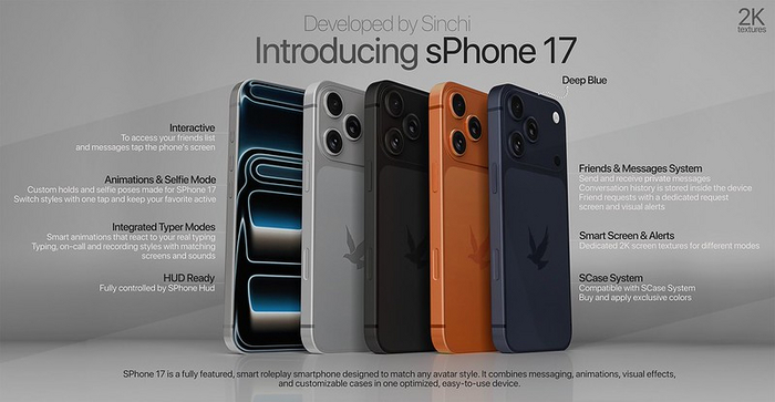 SINCHI - SPhone 17 {Deep Blue}