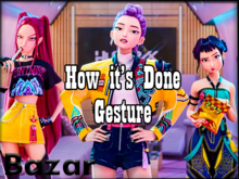 BAZAR - How it's done Gesture