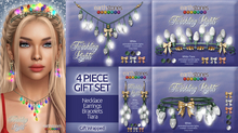 EarthStones Twinkling Lights II Gift Set ~ White
