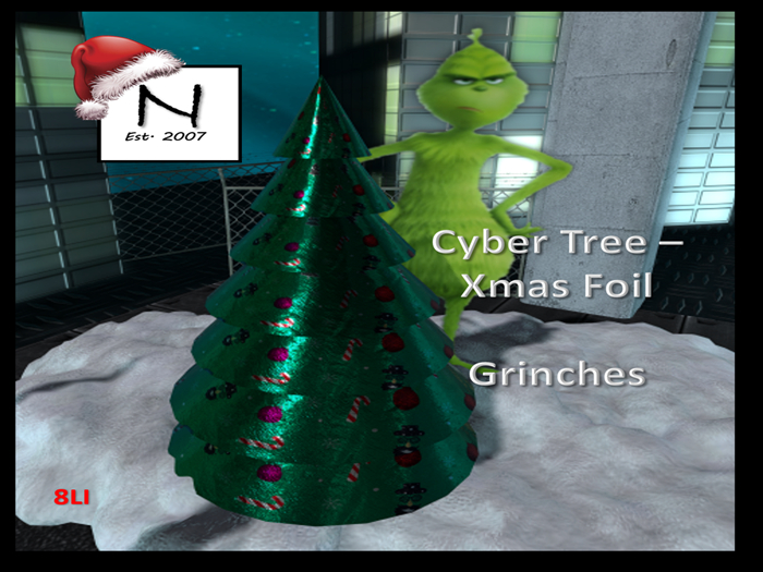 Cyber Wrap Foil Tree