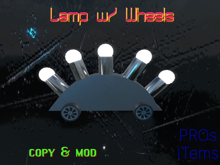 Lamp w/ Wheels