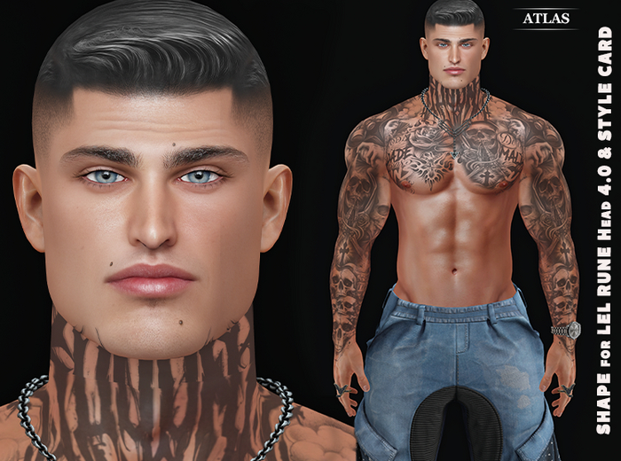 *ATLAS* SHAPE Selim for LeL Rune Head 4.0 & STYLE CARD