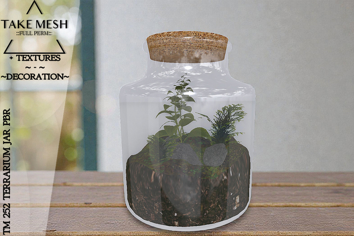 ! TakeMesh - TM 252 Terrarium jar PBR