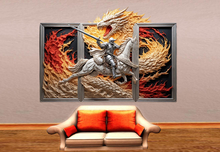 Wall Deco Sticker Mural Knight 12