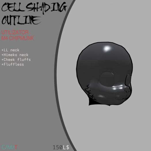 Midori's Stuff - M4 Chipmunk Cell Shading Outline