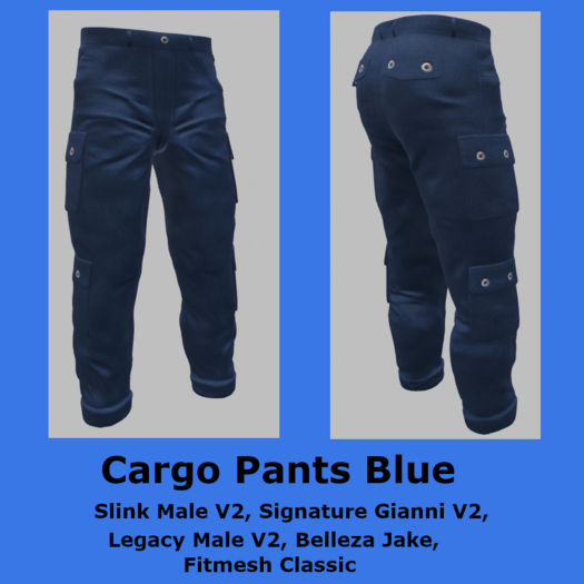 Cargo Pants Blue