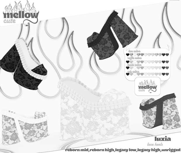 mellowcute-luxia heels-demo