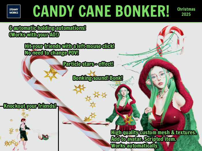Candy Cane - Steamy's Bonker