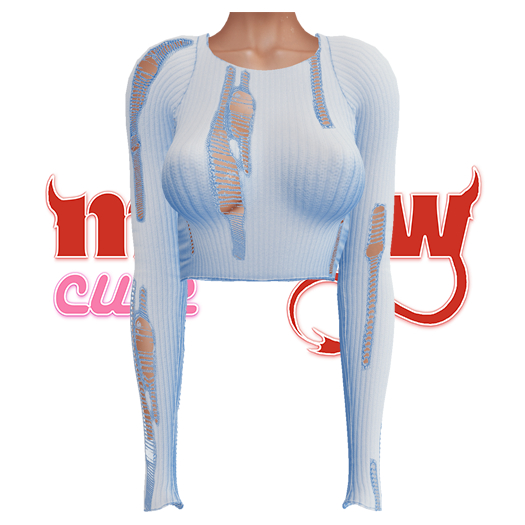 mellowcute-luxa sweater-blue