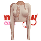 mellowcute-luxa sweater-nude