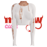 mellowcute-luxa sweater-white
