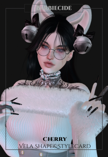 Barbiecide Cherry Shape&Stylecard For Vela