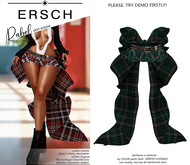 ERSCH - Rabel Skirt -plaid green-