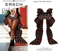 ERSCH - Rabel Skirt -plaid red-