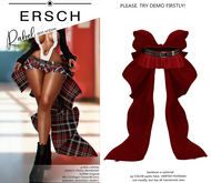 ERSCH - Rabel Skirt -red-