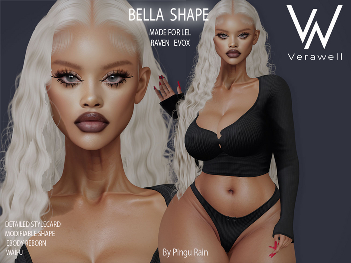 WN-STORE Bella Shape Raven Head
