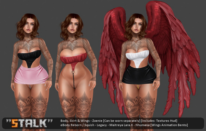 Body, Skirt & Wings - Zoenie