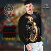 [ZH]  Ian Long Sleeve Shirt - Red