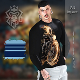 [ZH]  Ian Long Sleeve Shirt - Blue