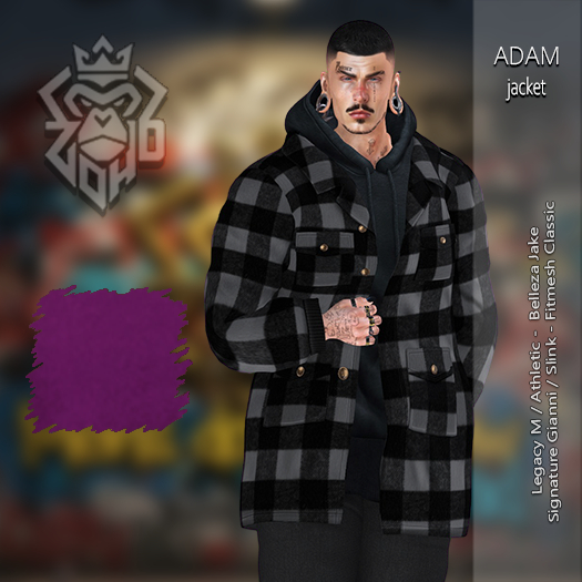 [ZH] Adam Jacket Solid Pink