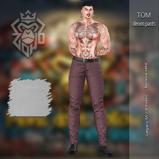 [ZH] Tom Denim Pants White