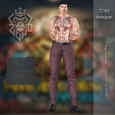 [ZH] Tom Denim Pants Grey