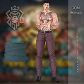 [ZH] Tom Denim Pants Green