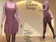 "GCD" Kierra Jumper and Sweater Set Pink