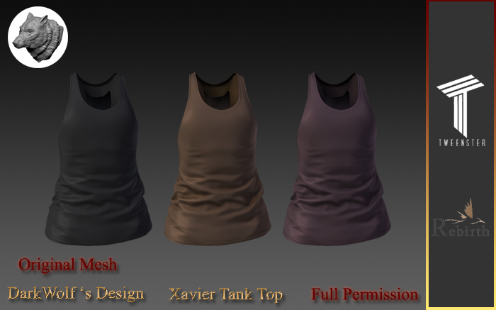 Xavier Tank Top Tweenster Rebirth Full Perm