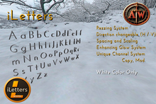 [A.W.] - iLetters White v1.0 [BOX](-add me)