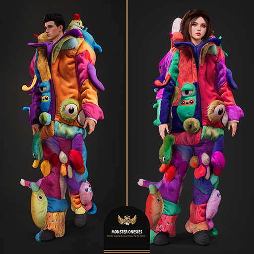 Monster onesies-FATPACK  