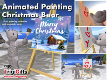 Valentine's Painting Bear (TrigiGifts)