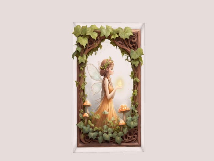 Wall Deco.. PNG FairyGirl
